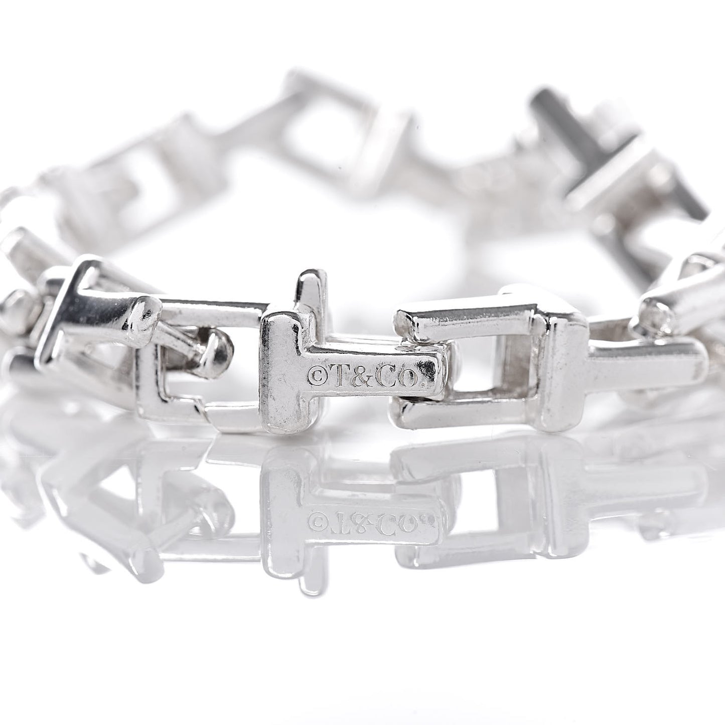 Sterling Silver T Chain Bracelet