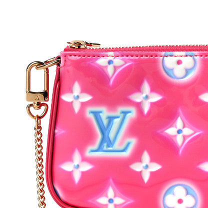 Louis Vuitton Vernis Valentine Mini Pochette Accessories Fuchsia Neon 7 of 10