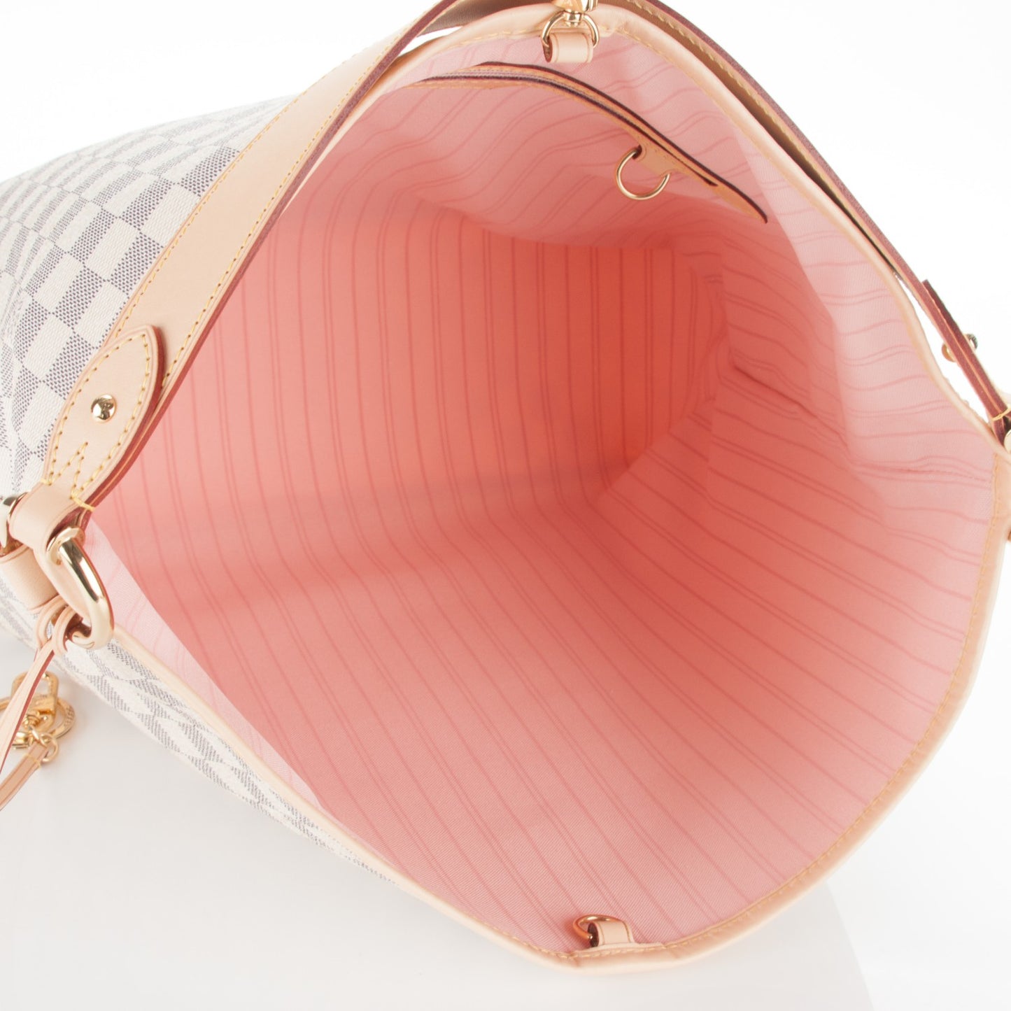 Damier Azur Delightful MM Rose Ballerine