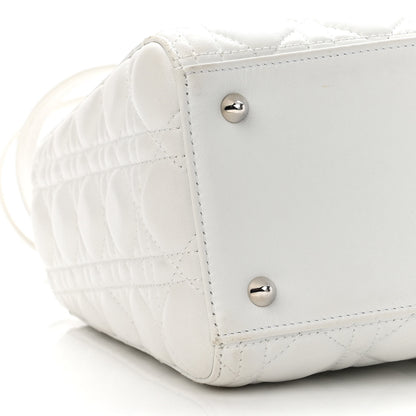Christian Dior Lambskin Cannage Medium Lady Dior 8 of 9