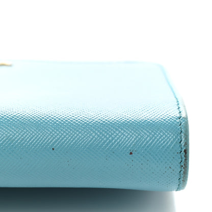 Prada Saffiano Compact Wallet Voyage 12 of 13