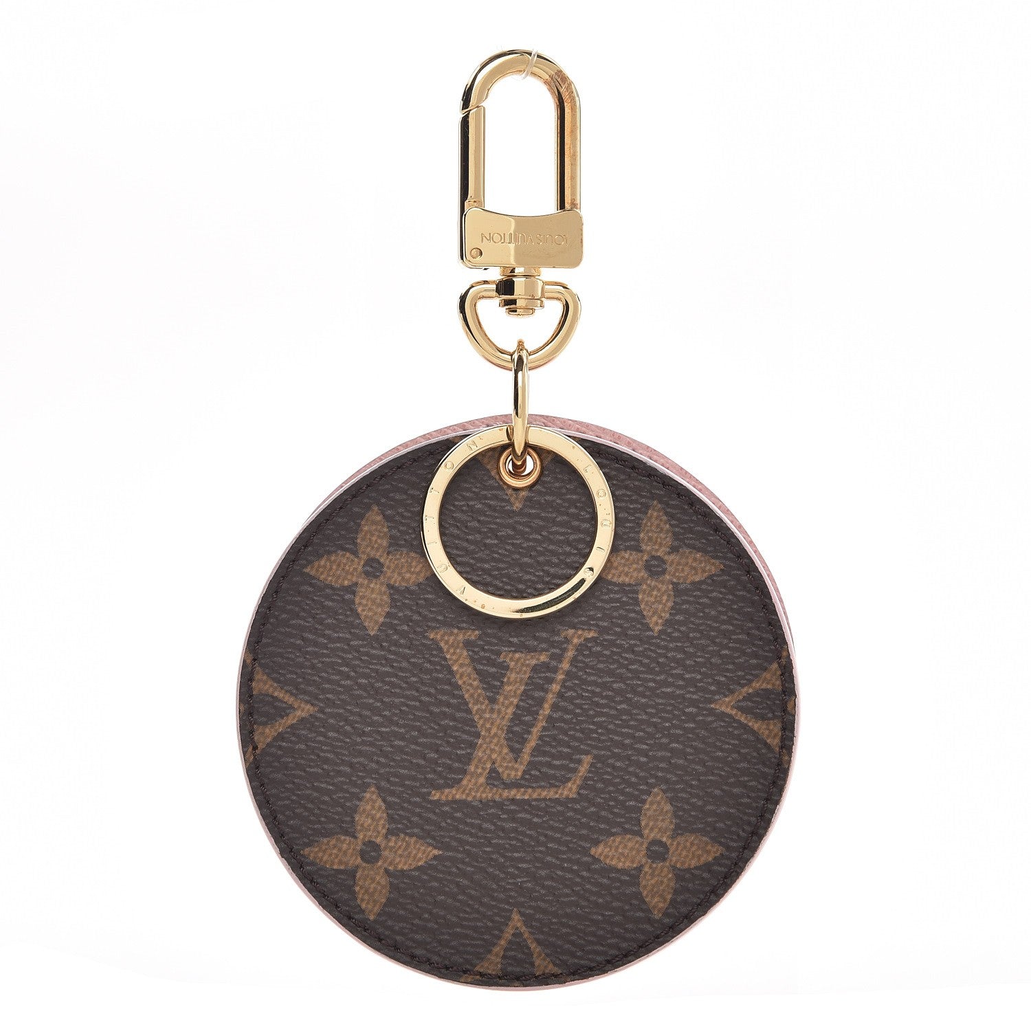 Louis Vuitton Monogram LV Mirror Key Holder Rose Ballerine 1 of 4