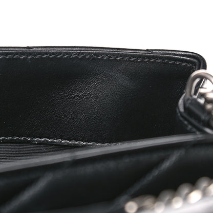Saint Laurent Calfskin Y Quilted Monogram Medium Loulou Chain Satchel Black 11 of 15