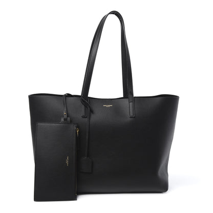 Saint Laurent Calfskin Large Shopping Tote Black 1 of 9