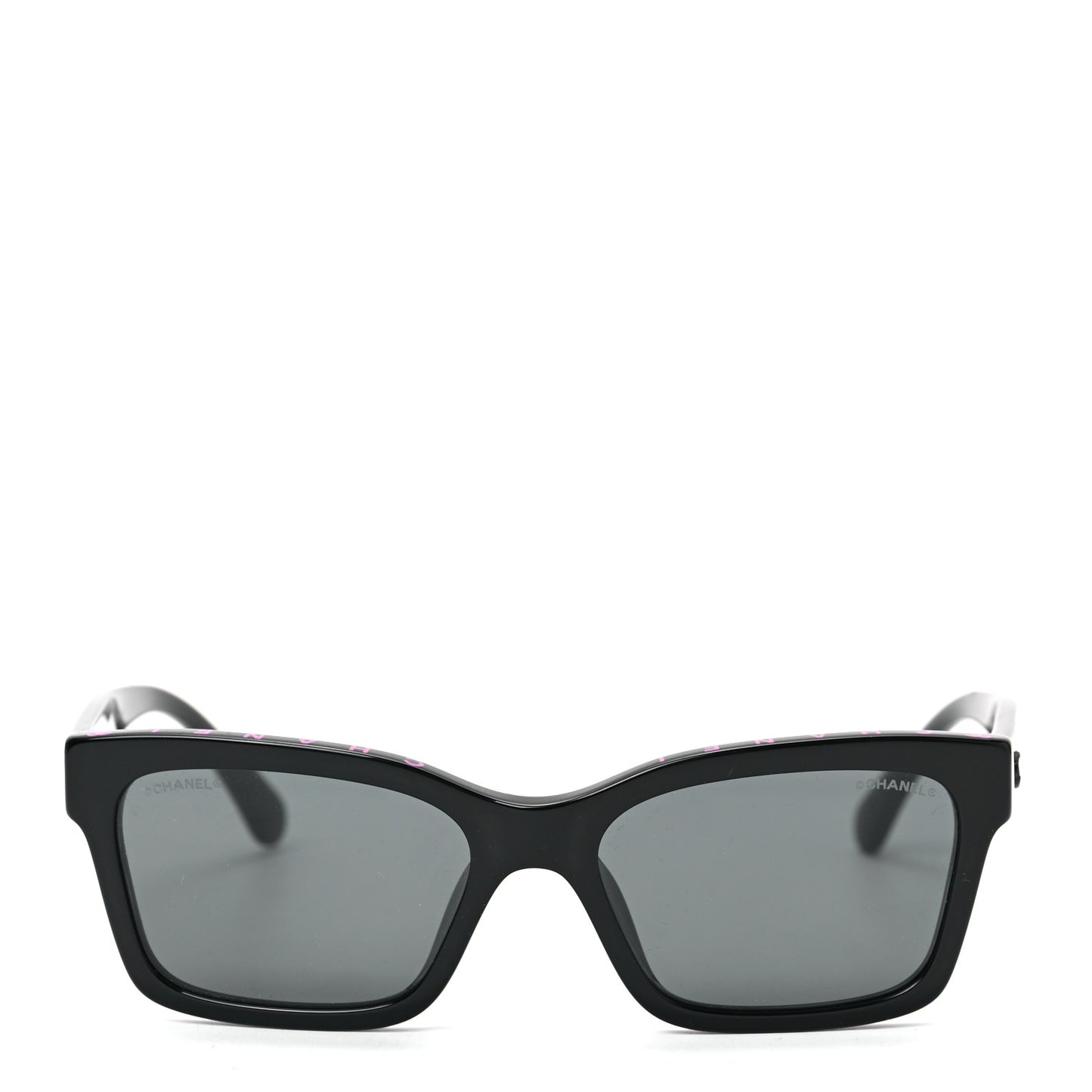 Acetate Square Sunglasses 5417-A Black