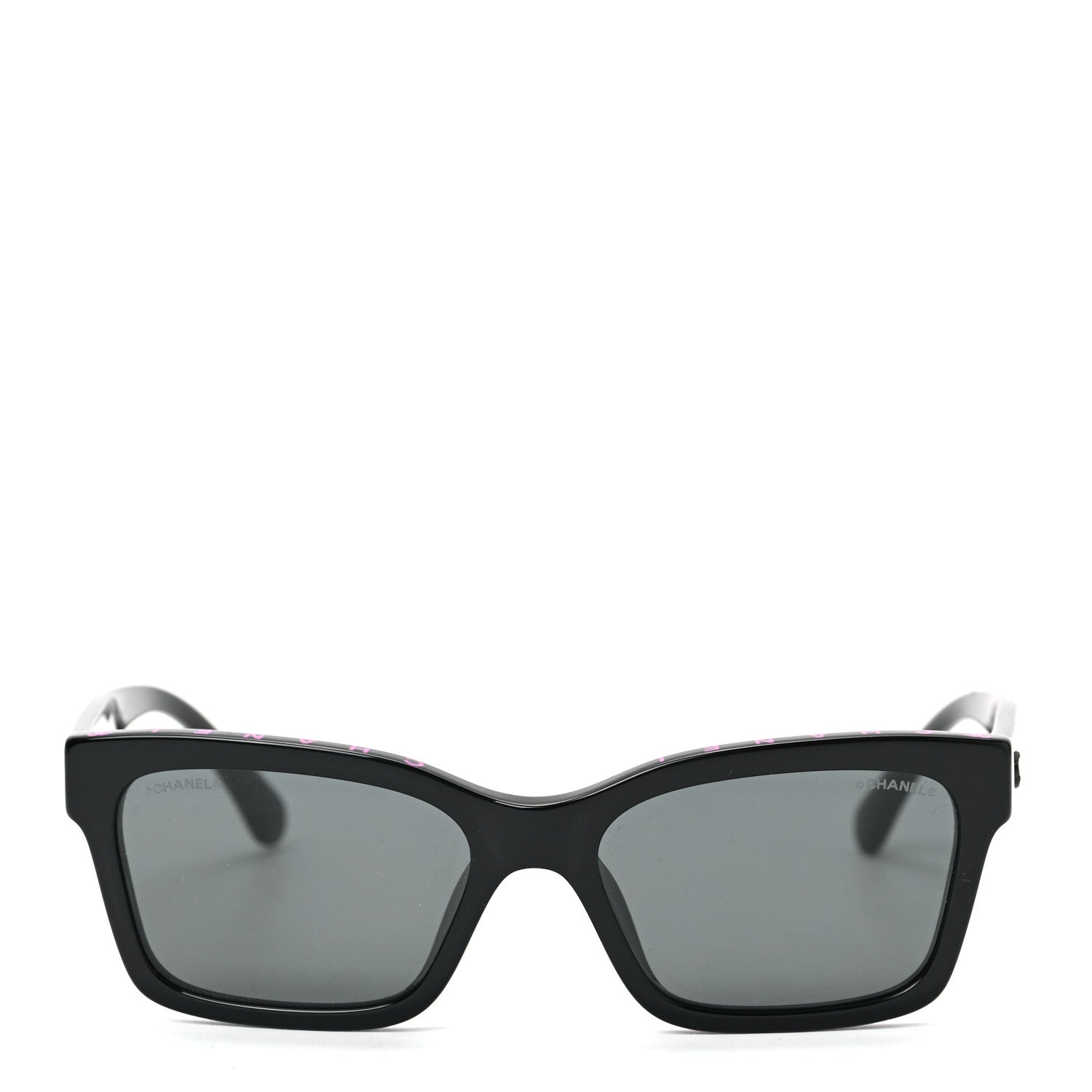 Chanel Acetate Square Sunglasses 5417-A Black 2 of 7