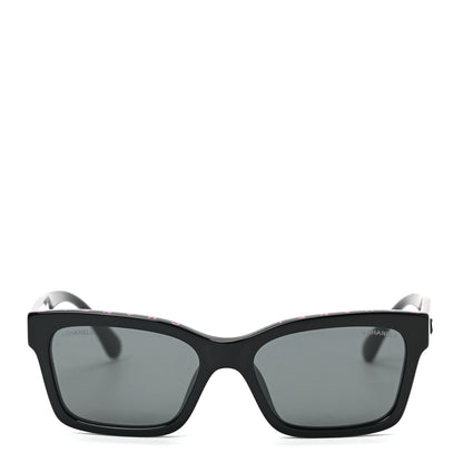 Chanel Acetate Square Sunglasses 5417-A Black 2 of 7