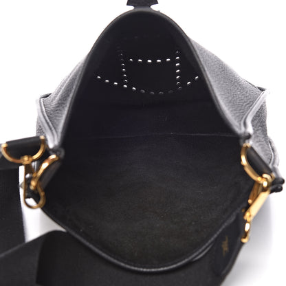 Hermes Taurillon Clemence Evelyne III PM Black 5 of 15