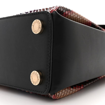 Bulgari Snakeskin Serpenti Viper Top Handle Bag Multicolor 10 of 16