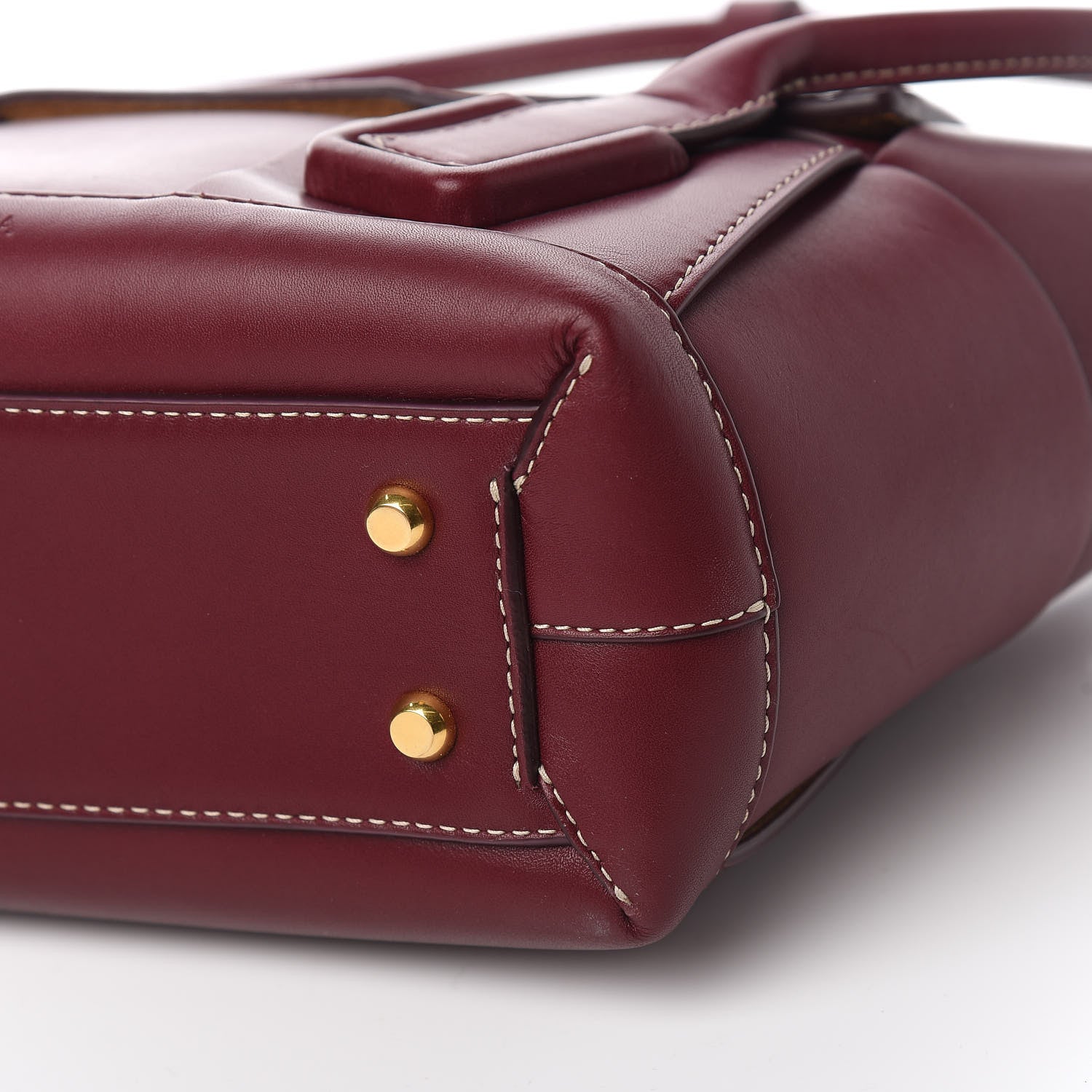 Bottega Veneta French Calfskin Maxi Intrecciato Arco 33 Bordeaux 9 of 9