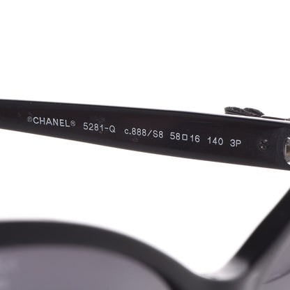 Chanel Butterfly Charms Sunglasses 5281-Q Black 5 of 7