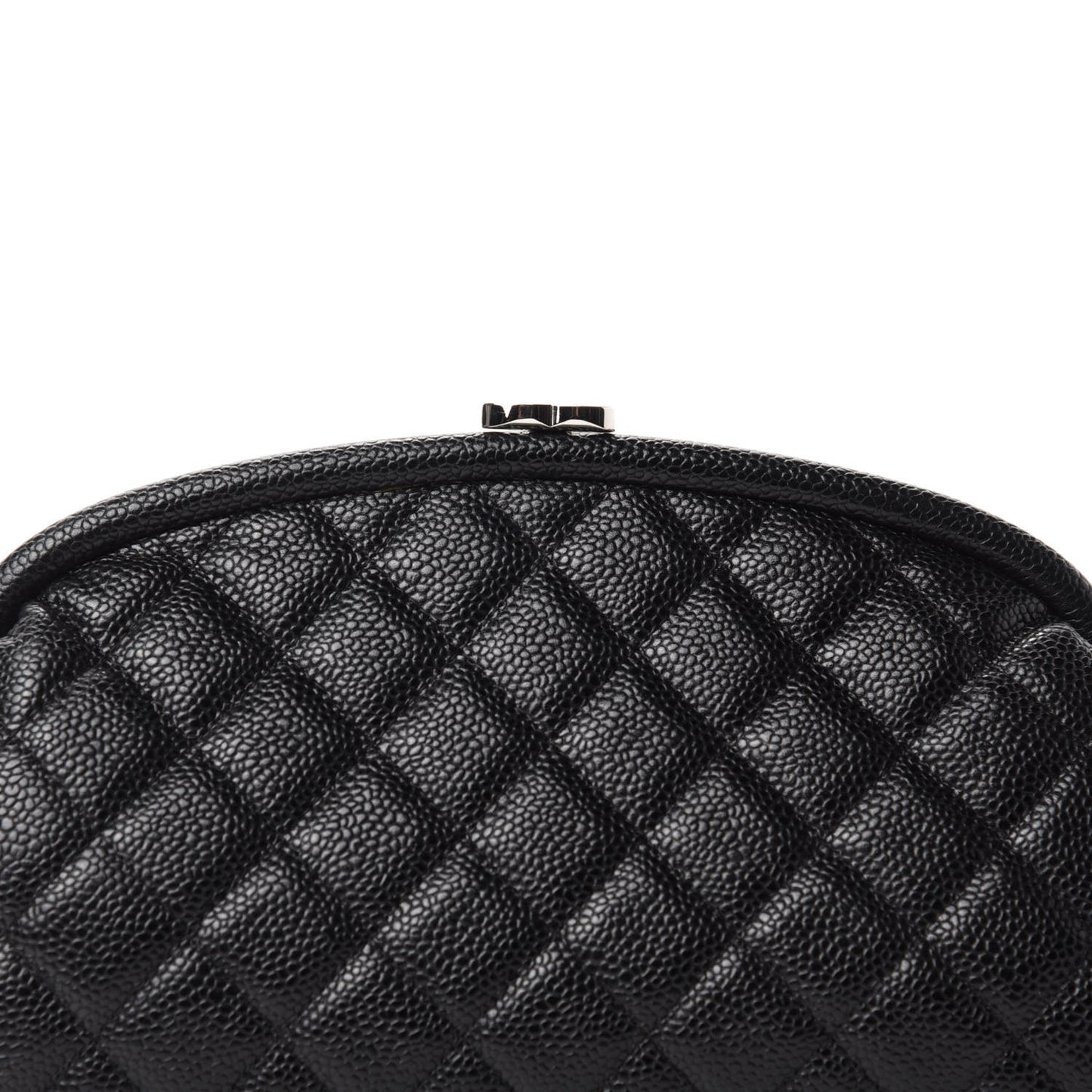 Caviar Quilted Timeless Clutch Black
