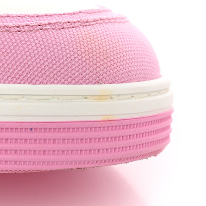 Chanel Cotton Sneakers 39.5 Pink White 11 of 12