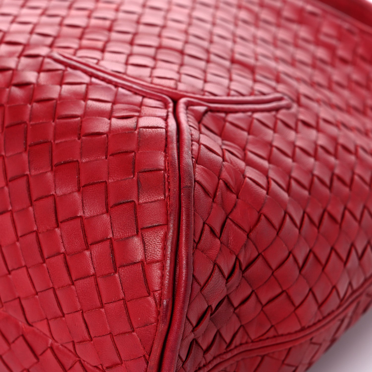 Bottega Veneta Nappa Intrecciato New Ball Hobo Carmino 10 of 28