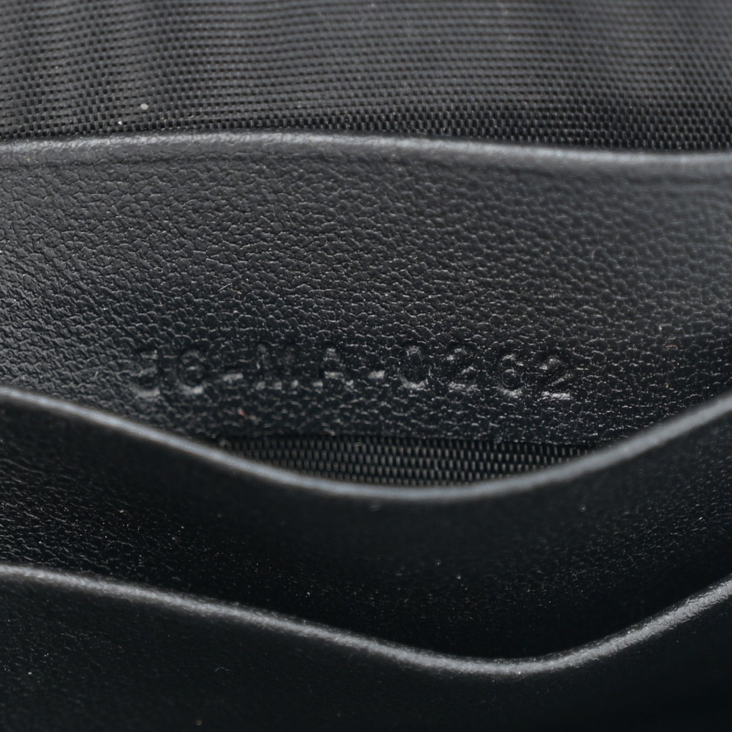 Lambskin Cannage Lady Dior Phone Holder Black