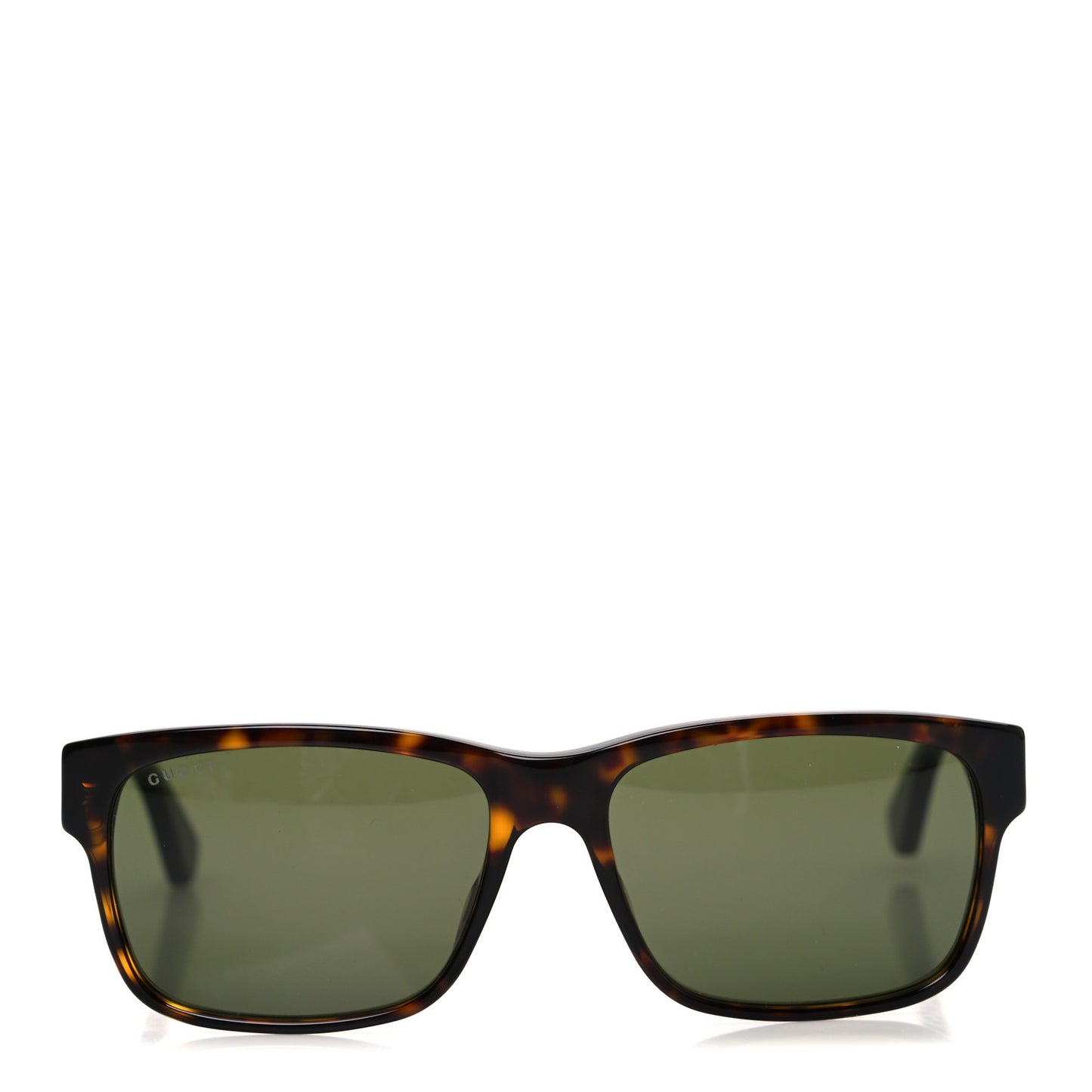 Acetate Square Frame Web Sunglasses GG0340S Havana