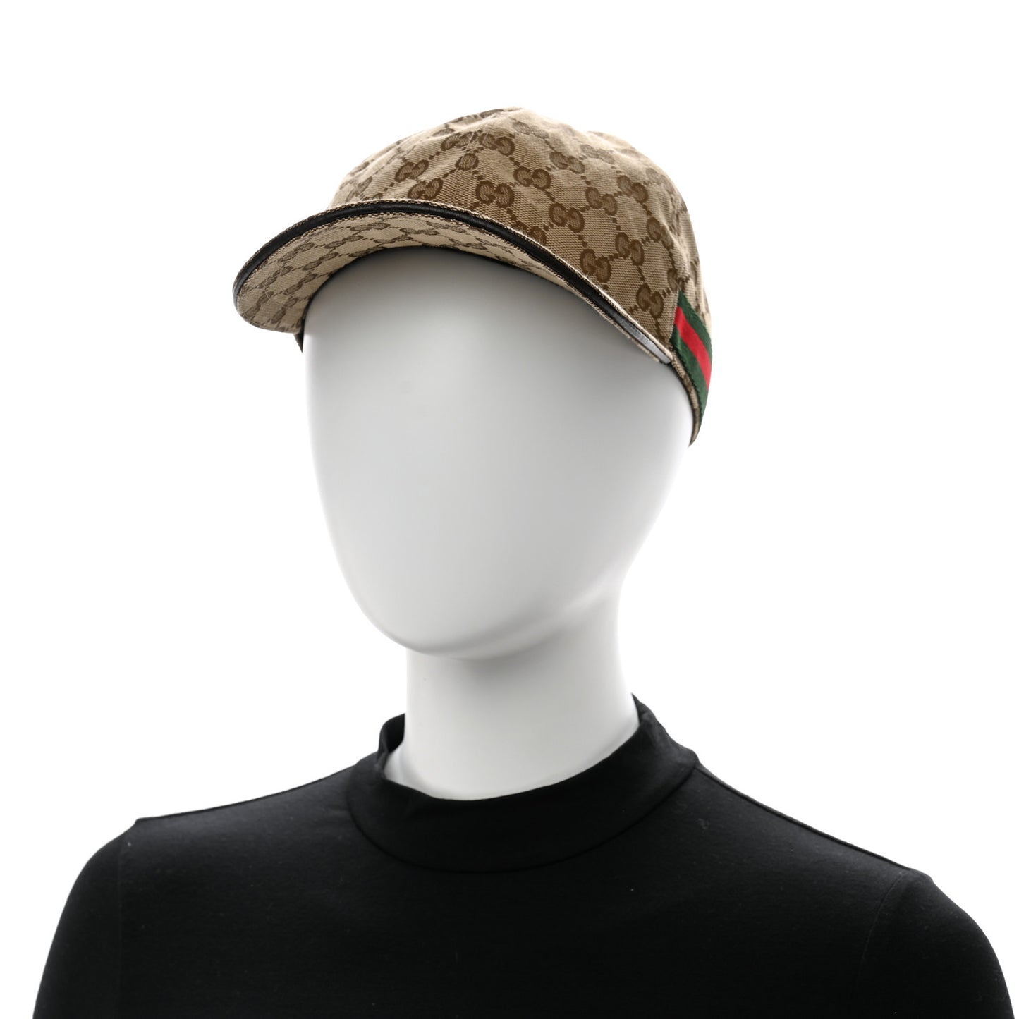 Monogram Web Baseball Hat L Beige Cocoa