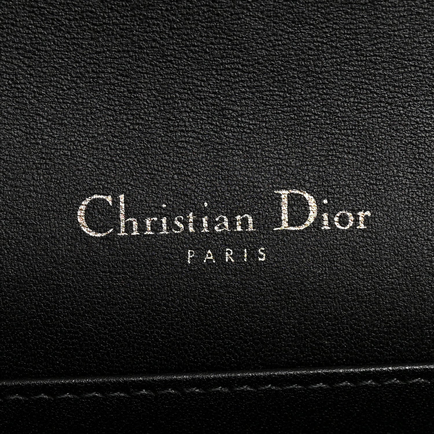 Christian Dior Lambskin Cannage Lady Dior Pouch Black 7 of 13