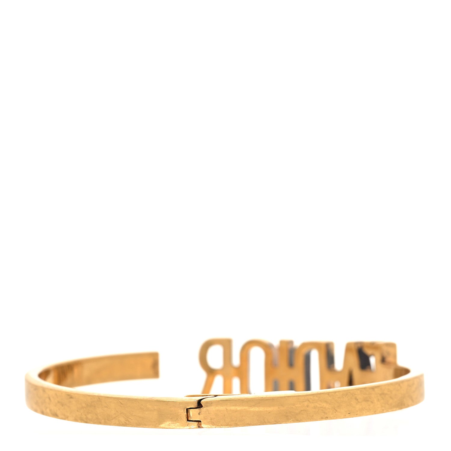 Christian Dior Metal J'Adior Bracelet Cuff Gold 3 of 6