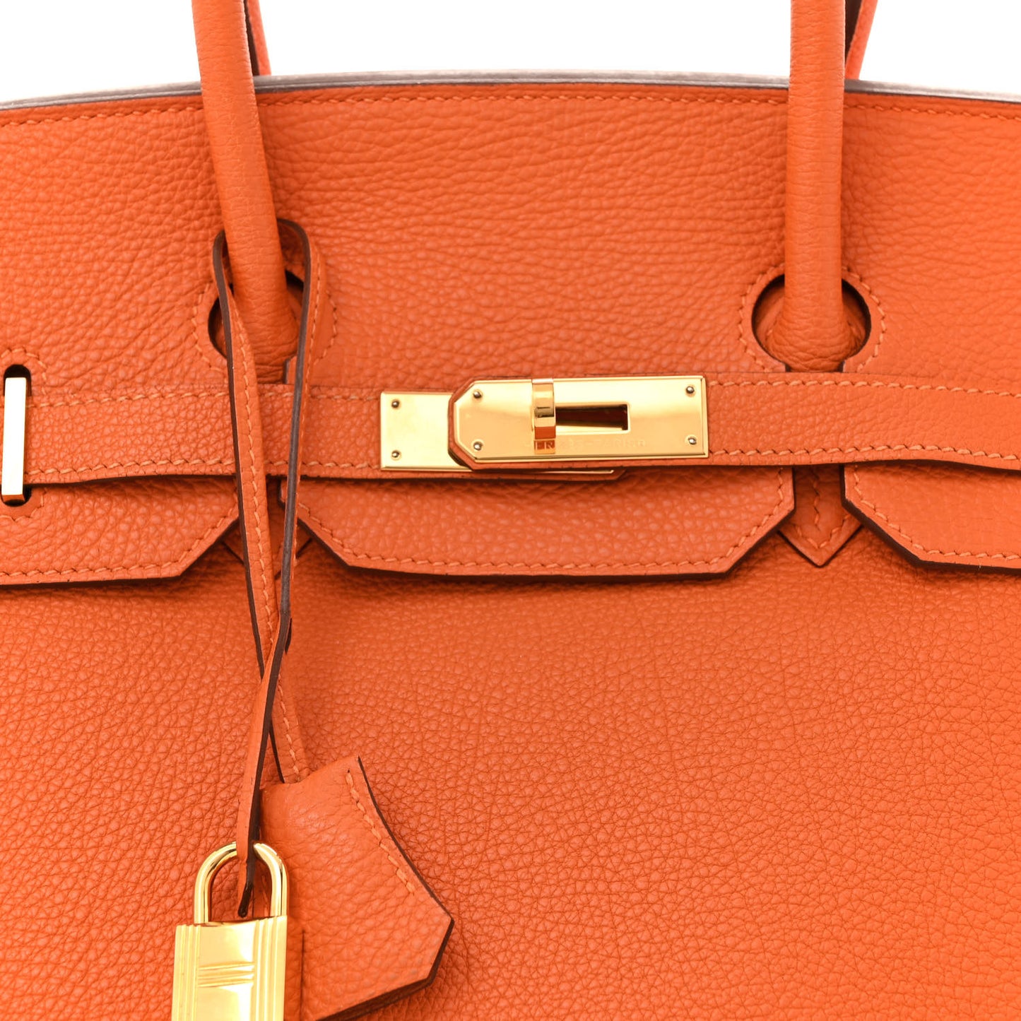 Togo Birkin 35 Orange