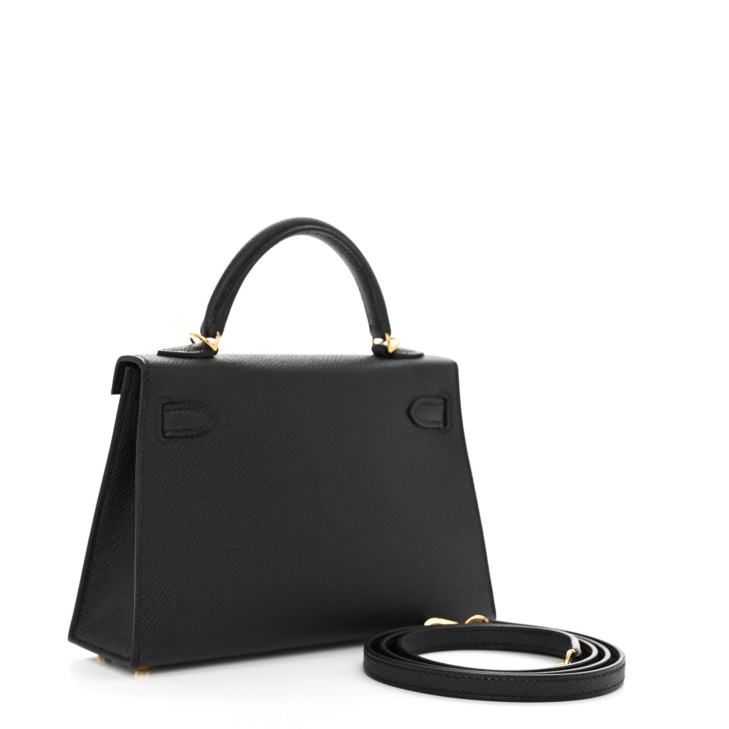 Hermes Epsom Mini Kelly Sellier 20 Black 3 of 11