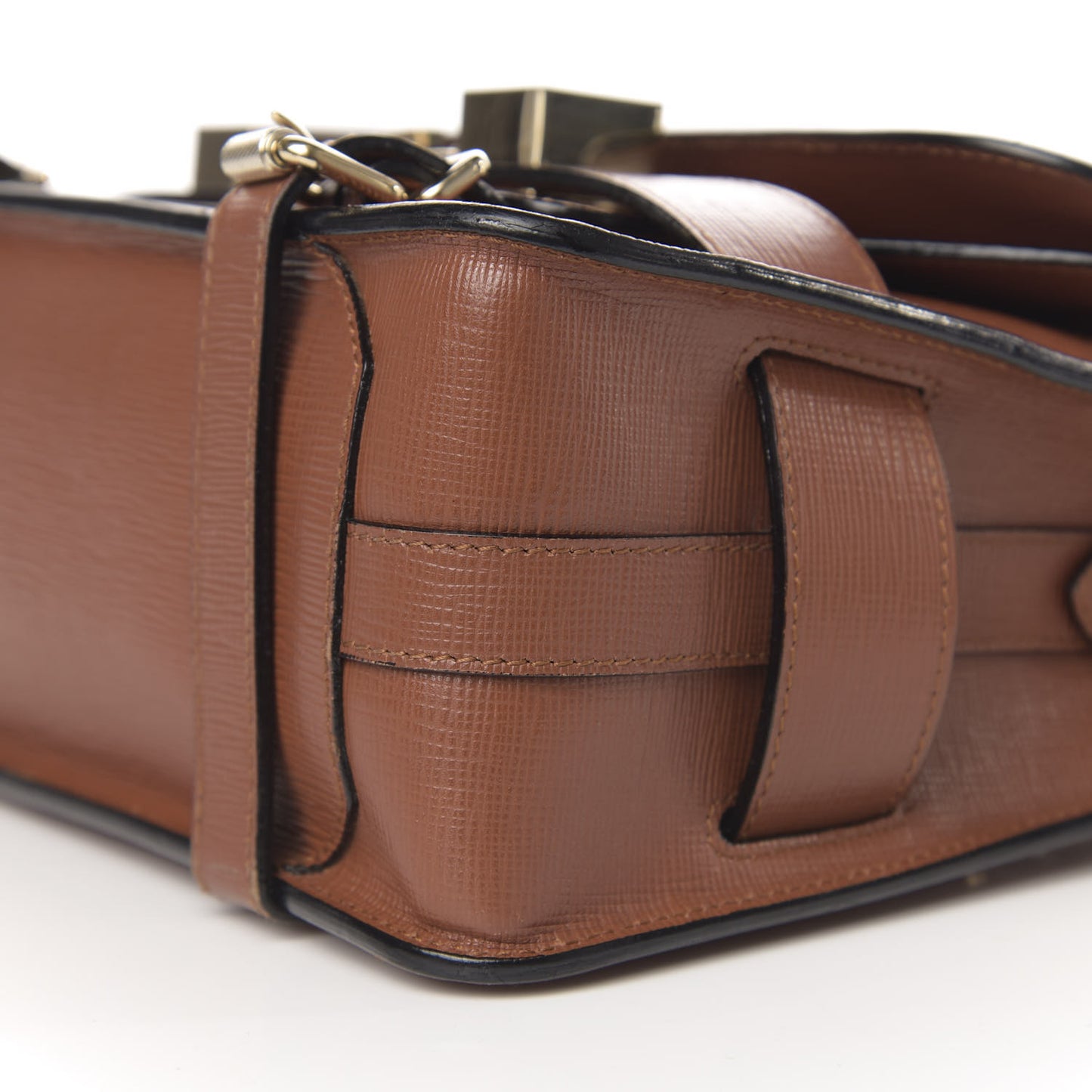 Linosa Calfskin PS11 Classic Shoulder Bag Nice Tan