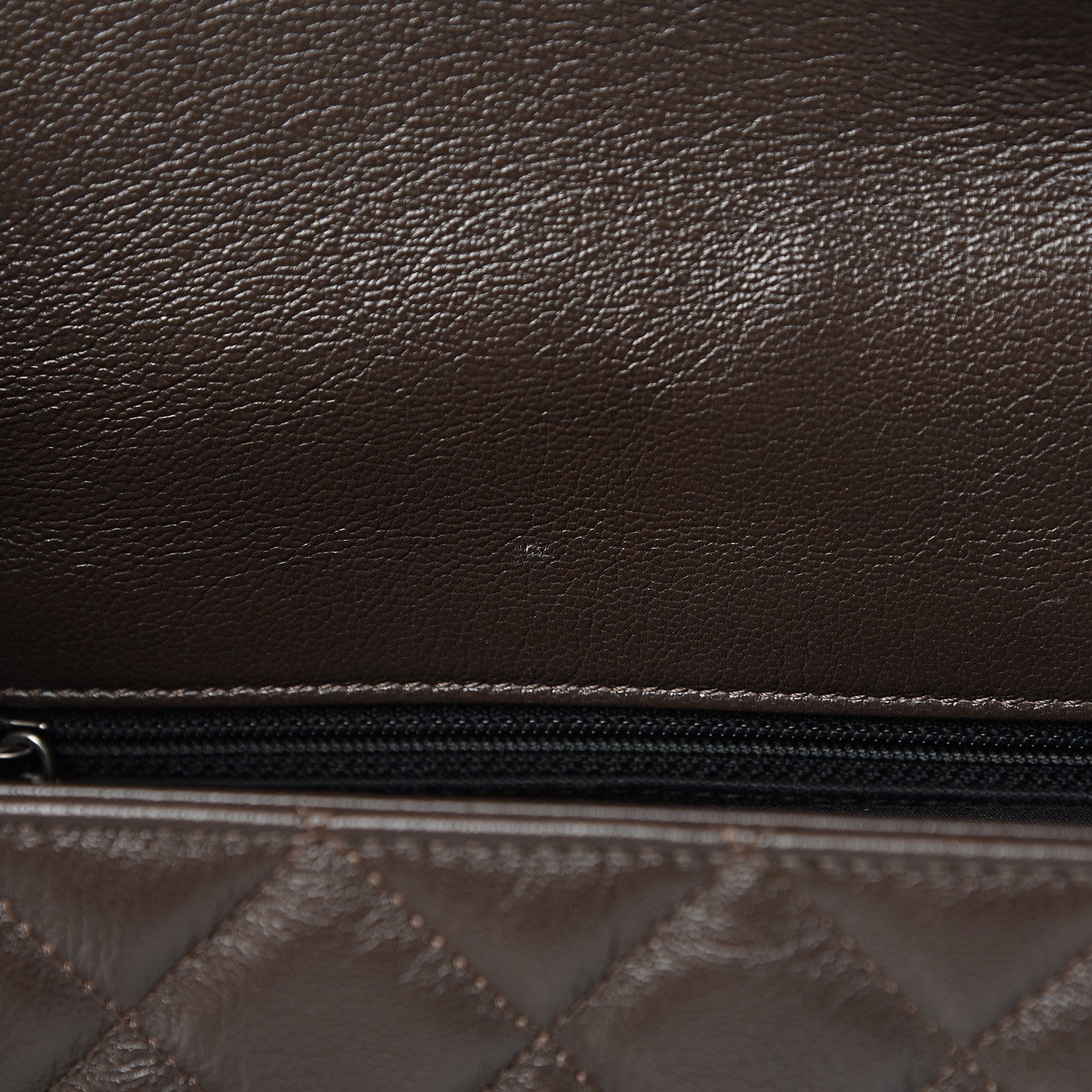 Chanel Metallic Goatskin Large City Rock Flap Brown 10 of 10