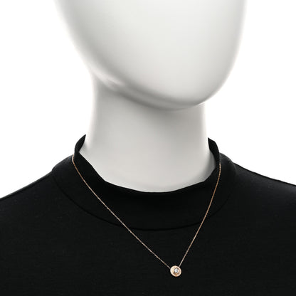 Cartier 18K Pink Gold Diamond .18ct D'Amour Pave Necklace 2 of 5