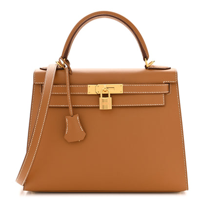 Hermes Epsom Kelly Sellier 28 Gold 1 of 11