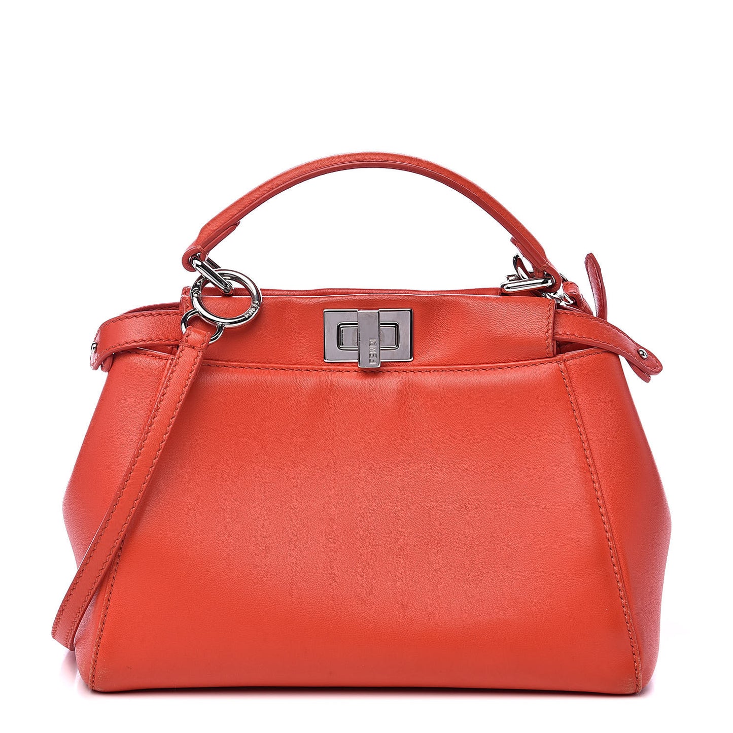 Nappa Mini Peekaboo Iconic Satchel Papavero