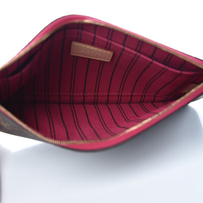 Louis Vuitton Monogram Neverfull MM GM Pochette Pivoine 5 of 8