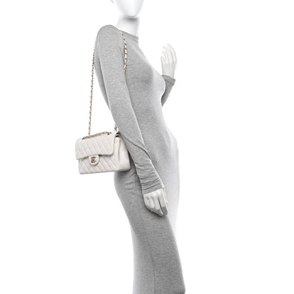 Chanel Caviar Quilted Small Double Flap White 2 of 10