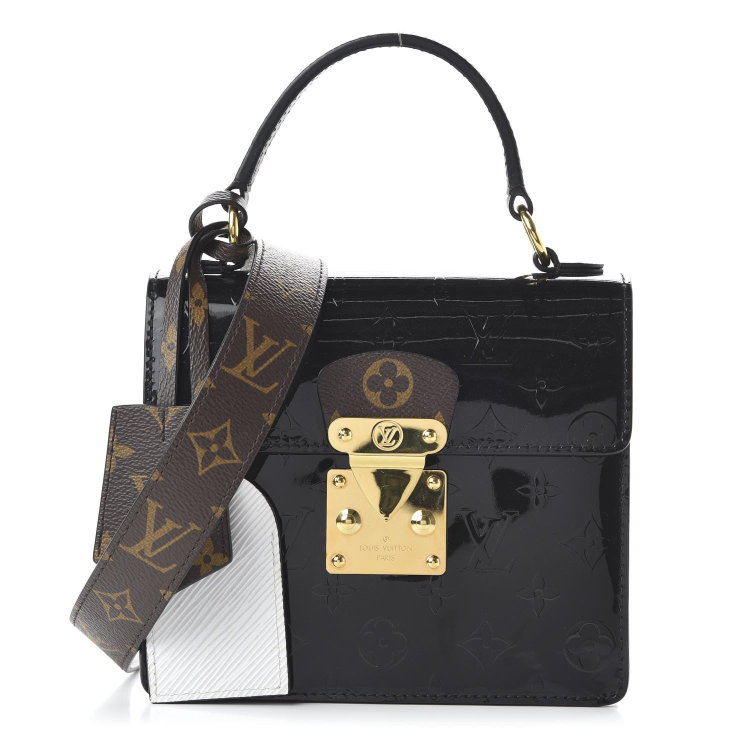 Louis Vuitton Vernis Epi Monogram Spring Street Black 1 of 9