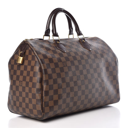 Louis Vuitton Damier Ebene Speedy 35 3 of 15