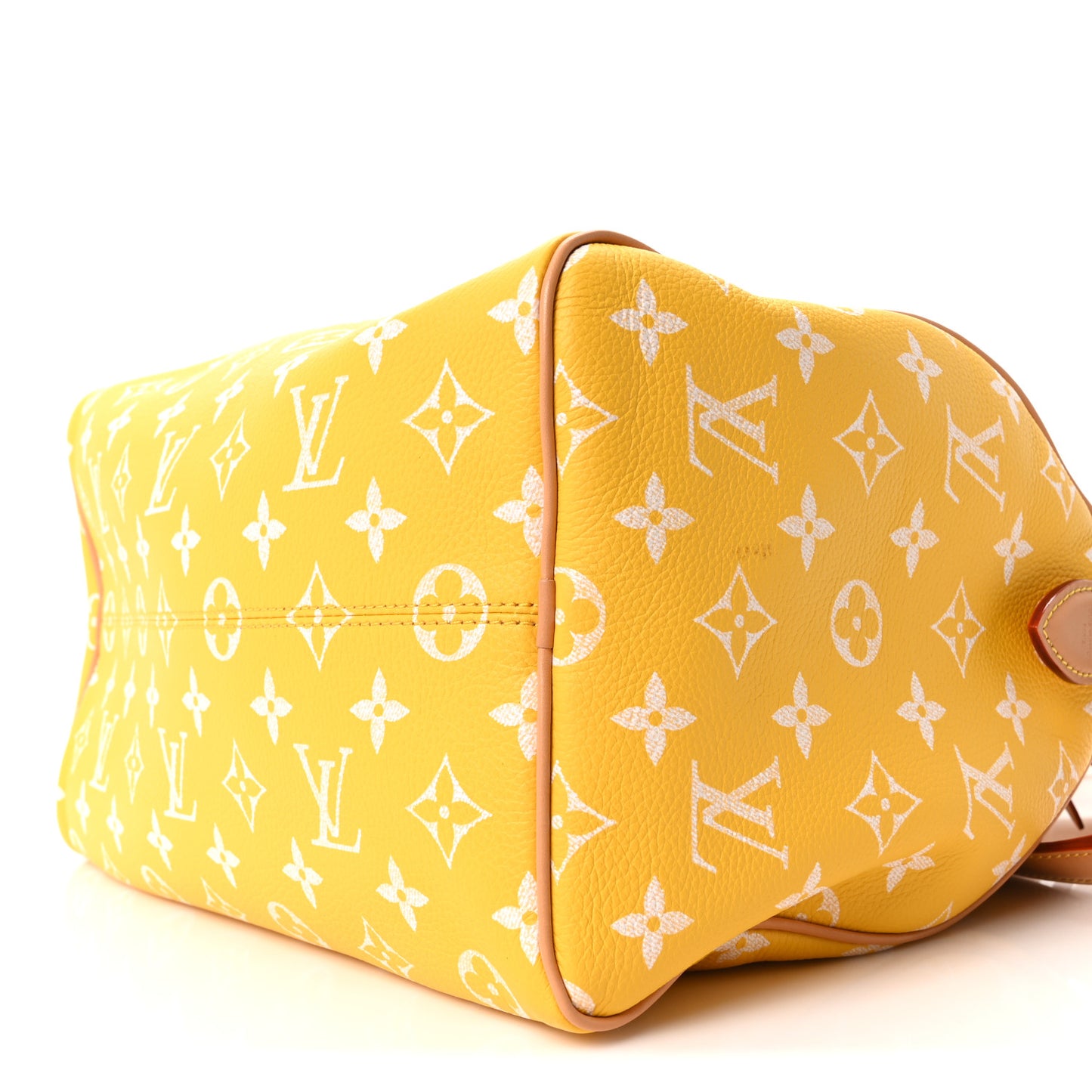 Calfskin Monogram Speedy P9 Bandouliere 25 Jaune Mat
