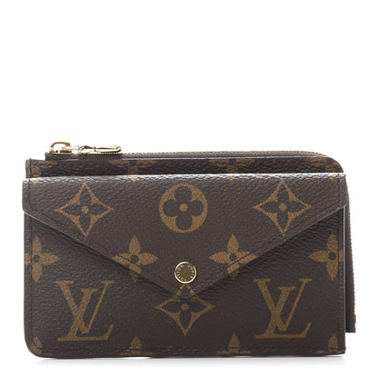 Louis Vuitton Monogram Recto Verso Card Holder Black 1 of 8