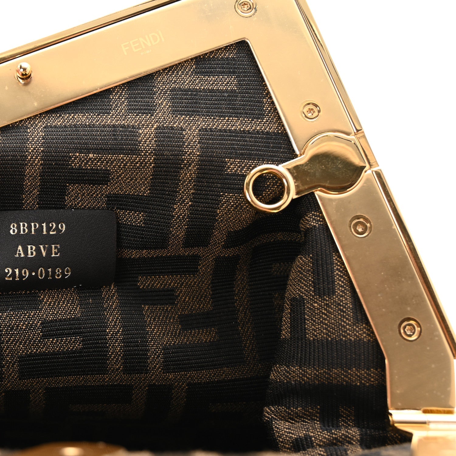 Fendi Shiny Nappa Small Fendi First Mimosa 7 of 10