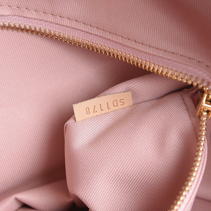 Louis Vuitton Damier Azur Graceful MM Rose Ballerine 8 of 9