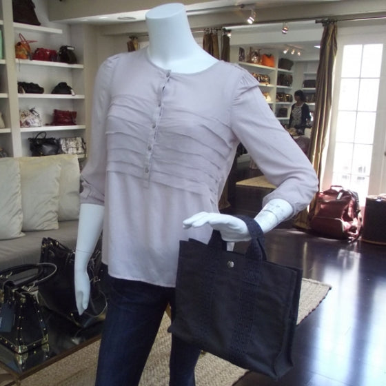 Hermes Canvas Herline Tote PM 2 of 10