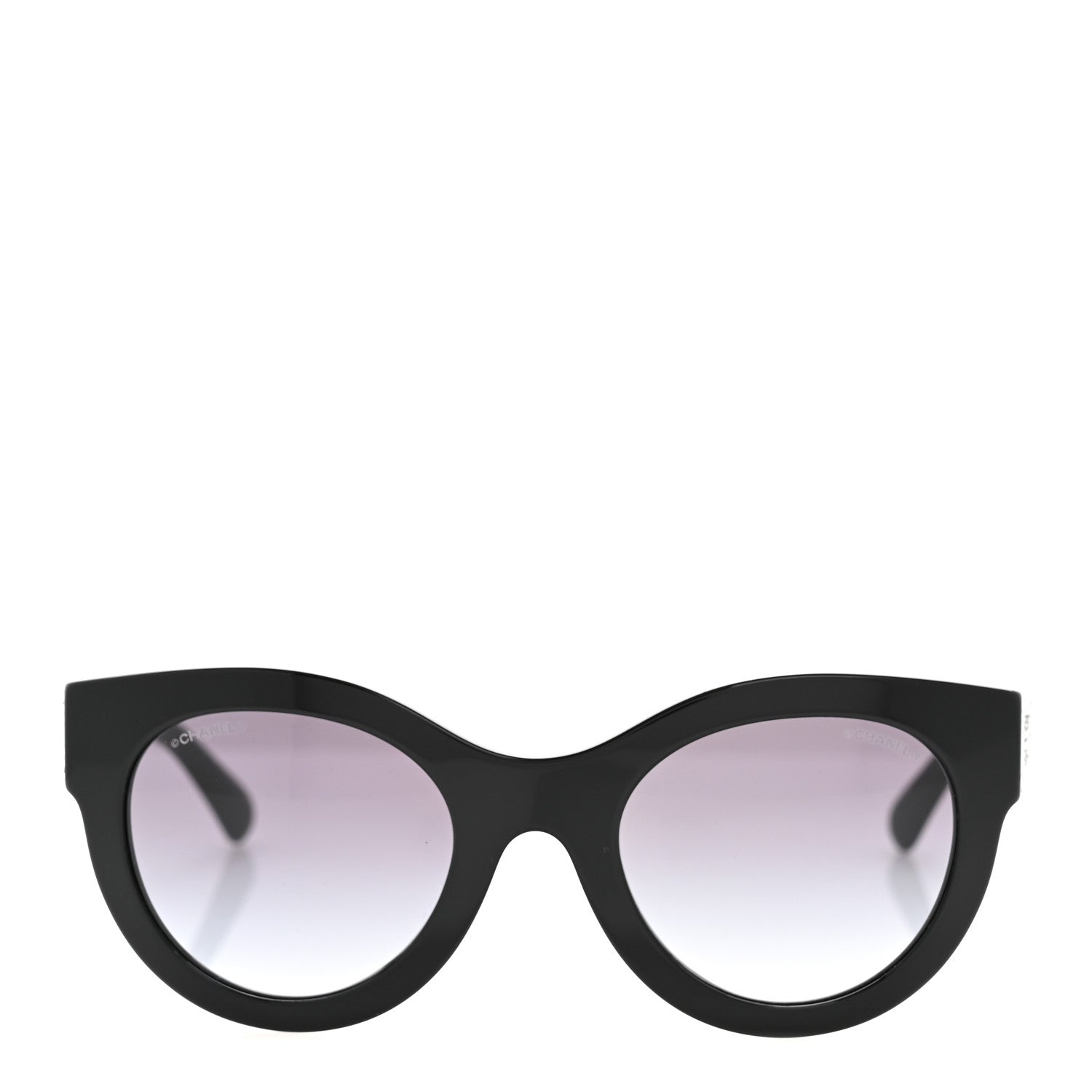 Chanel Crystal CC Sunglasses 5420-B-A Black 2 of 9