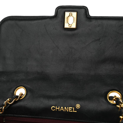 Chanel Lambskin Quilted Small Single Flap Black 12 of 13