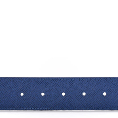 Louis Vuitton Monogram Taigarama 40mm Reversible LV Initiales Belt 90 36 Cobalt Blue 5 of 7