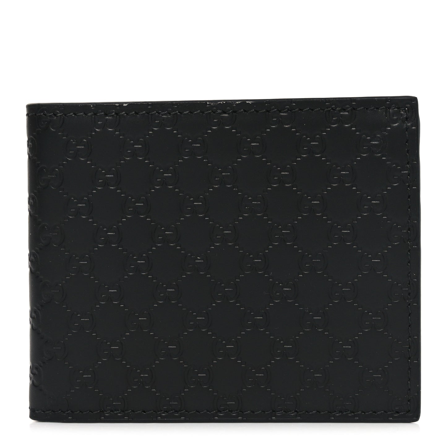 Microguccissima Bi-Fold Wallet Black