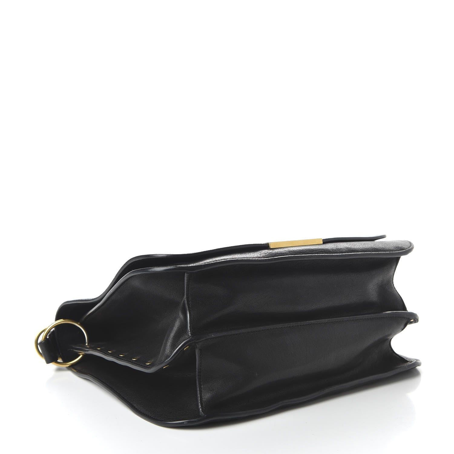 Saint Laurent Lambskin Amalia Flap Shoulder Bag Black 4 of 9