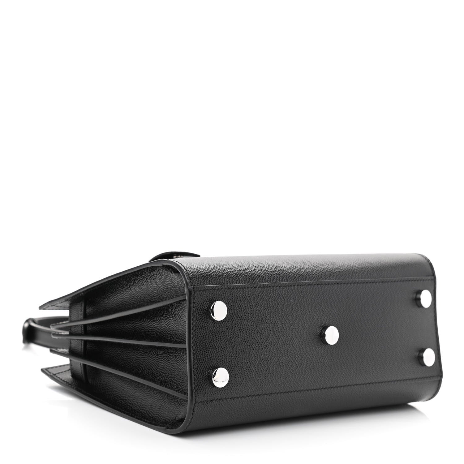 Saint Laurent Grained Calfskin Nano Sac De Jour Black 4 of 10