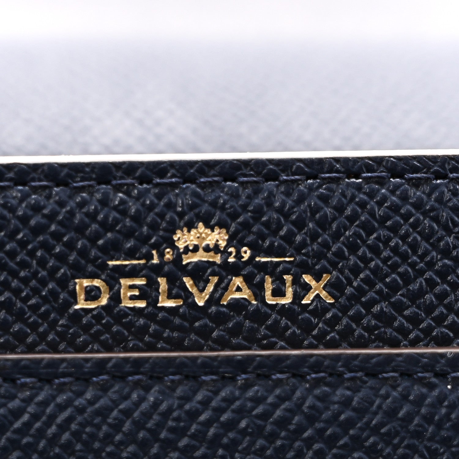Delvaux Alpina Calfskin Lingot Crossbody Night Sky 6 of 9