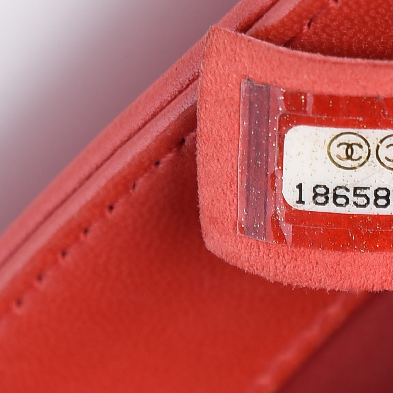 Chanel Lambskin Quilted Large Now and Forever Flap Red 8 of 16