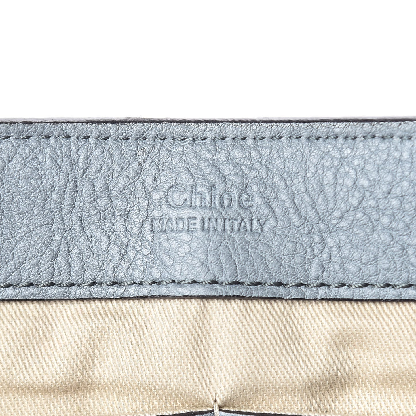 Calfskin Small Faye Day Shoulder Bag Cloudy Blue