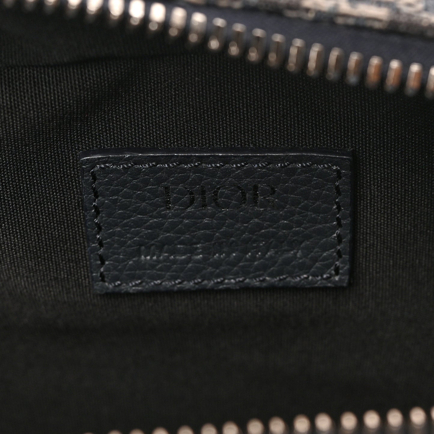 HOMME Oblique Jacquard Safari Messenger Navy Blue