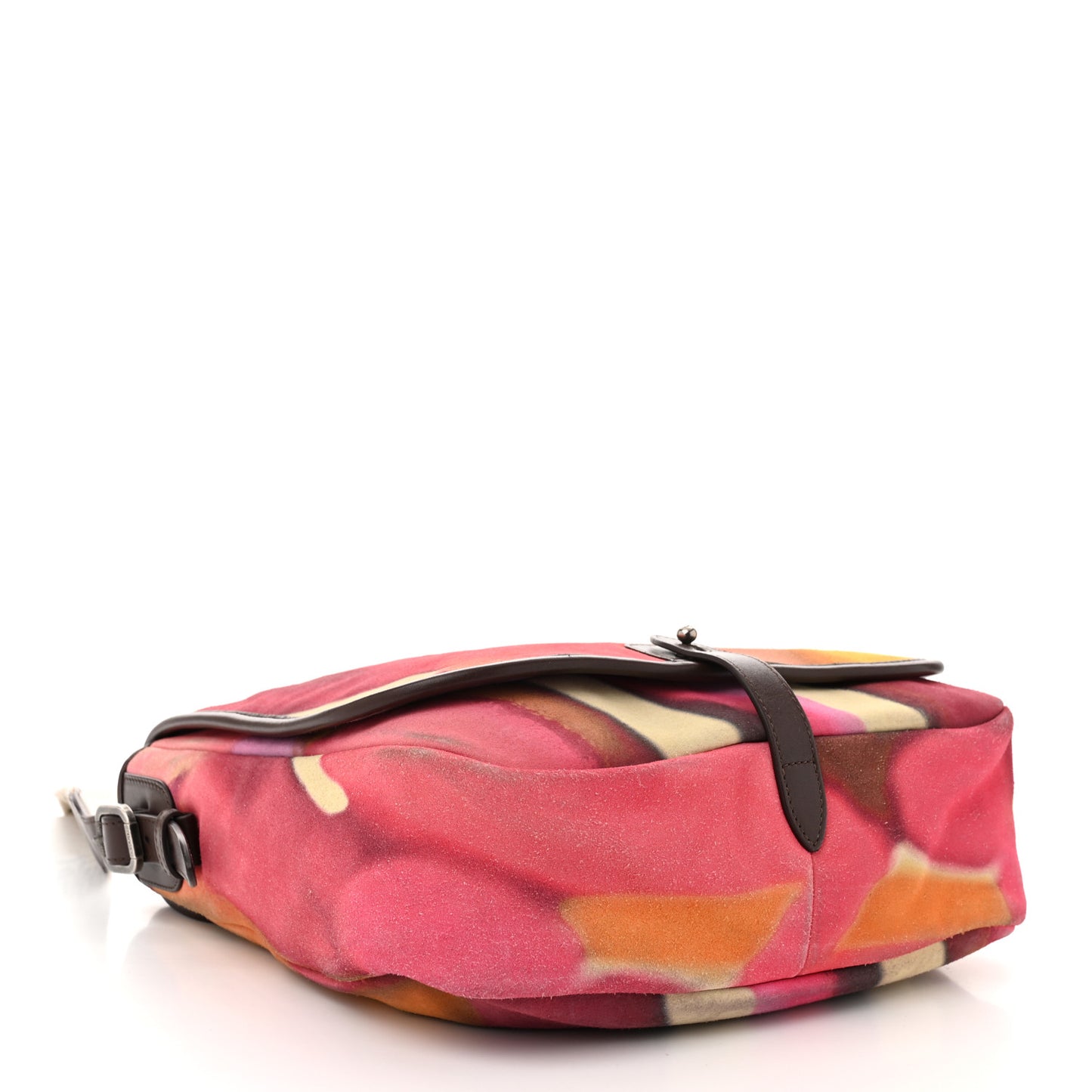 Printed Ultra Soft Lambskin Medium Flower Power Messenger